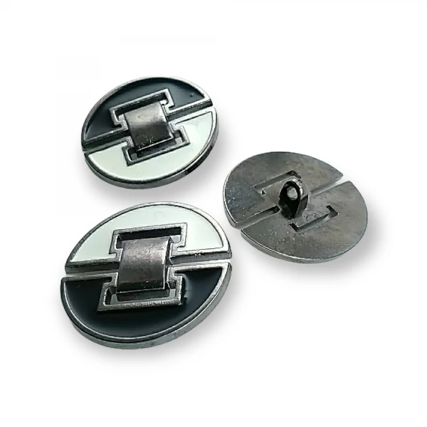 Enamel Coat and Leather Coat Button 30 mm - 48 L B 58