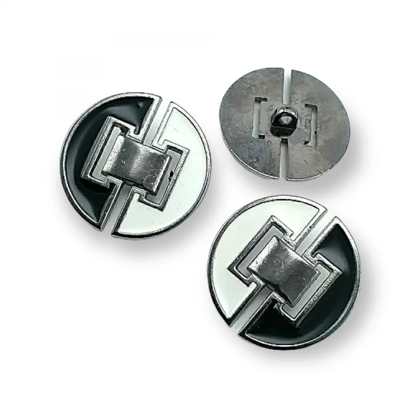 Enamel Coat and Leather Coat Button 30 mm - 48 L B 58