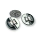 Enamel Coat and Leather Coat Button 30 mm - 48 L B 58