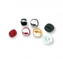 Blouse and Shirt Button Matte Color Enameled Button 14 x 14 mm E 1129 V1