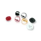 Blouse and Shirt Button Matte Color Enameled Button 14 x 14 mm E 1129 V1