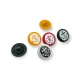 Enamel Anchor Design Footed Jacket Button 18 mm - 29 L E 1151 MN