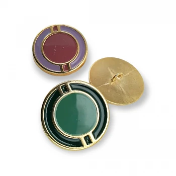 Enameled Shank Buttons 34 mm - 54 L for Coatns and Jackets E 1208