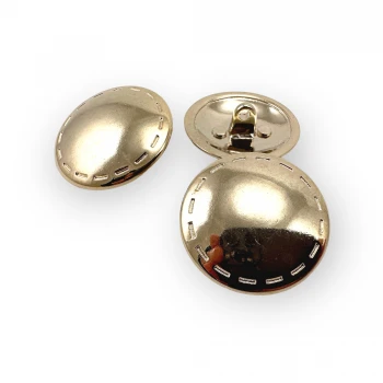 Convex Shank Button Edge Patterned 25 mm - 40 L E 1331