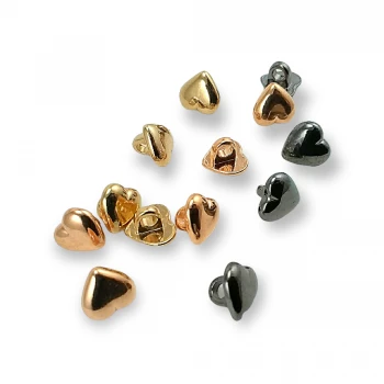Shirt Button 9 mm - 18 L Heart Shaped  E 1470