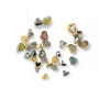 Heart Shaped Blouse and Shirt Button 8x9 mm  Enamel Shank Button E 1992