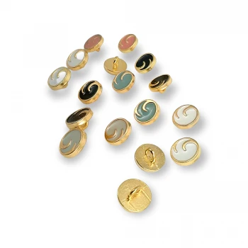 Enamel Blouse and Shirt Button 10 mm - 16 L E 2051