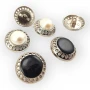 Pearl Shank Button 22.7 mm - 36 L  Enameled Jacket Button E 2241