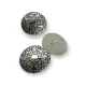 Motif Patterned Jacket and Coat Shank Button Metal 22,5 mm 36 L E 378