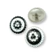 Large Enamel Coat and Jacket Shank Button 34 mm - 54 L E 536