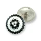 Large Enamel Coat and Jacket Shank Button 34 mm - 54 L E 536