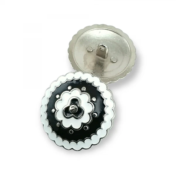 Large Enamel Coat and Jacket Shank Button 34 mm - 54 L E 536
