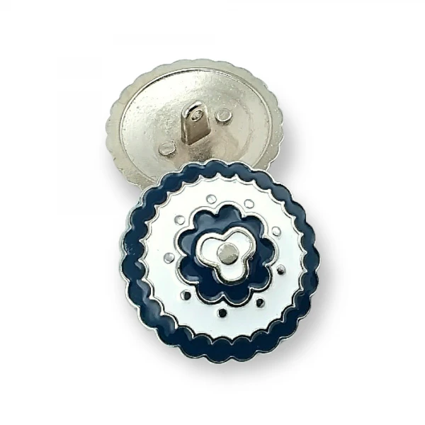 Large Enamel Coat and Jacket Shank Button 34 mm - 54 L E 536