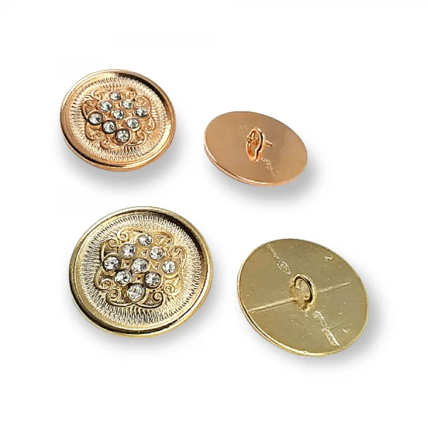 Kaban ve Manto Düğmesi Büyük Boy Taşlı  Düğme 27 mm - 44 boy E 561