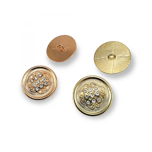 Kaban ve Manto Düğmesi Büyük Boy Taşlı  Düğme 27 mm - 44 boy E 561