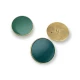 Enameled Shank Button 28.8mm Strained Coin Shape E 674