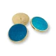 Enameled Shank Button 28 mm - 44 size Aesthetic Metal Shank Button E 730