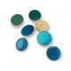 Enameled Shank Button 28 mm - 44 size Aesthetic Metal Shank Button E 730