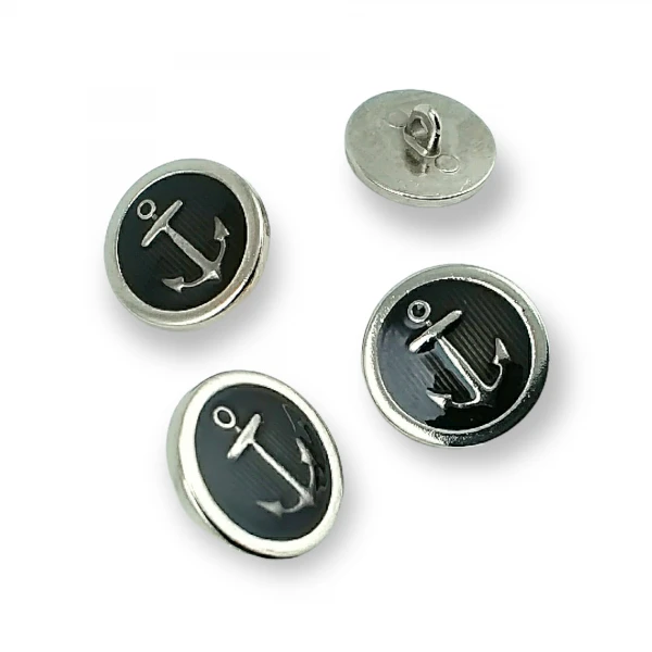 20 mm - 32 L Gold Plated Blazer Jacket Button Ship Anchor Crest E 909 G 20 mm - 32 L Gold Plated Blazer Jacket Button Ship Anchor Crest E 909 G