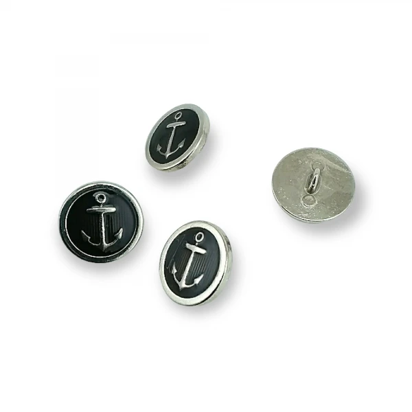 20 mm - 32 L Gold Plated Blazer Jacket Button Ship Anchor Crest E 909 G 20 mm - 32 L Gold Plated Blazer Jacket Button Ship Anchor Crest E 909 G