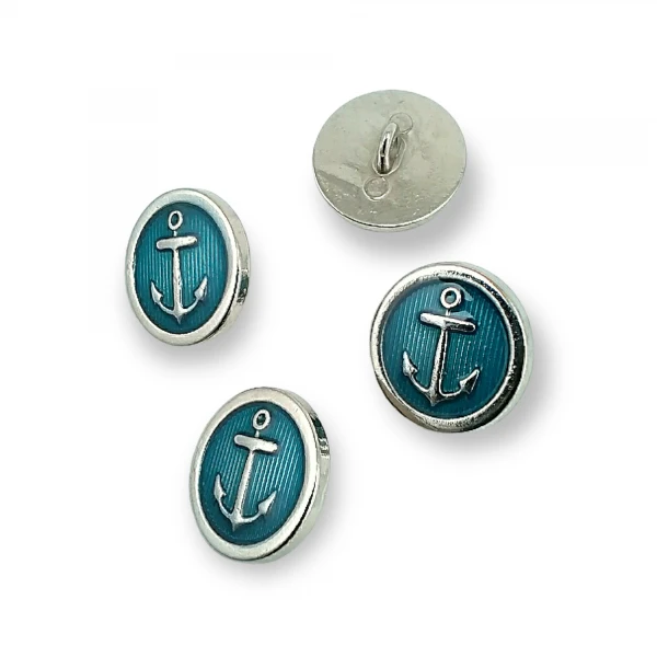 20 mm - 32 L Gold Plated Blazer Jacket Button Ship Anchor Crest E 909 G 20 mm - 32 L Gold Plated Blazer Jacket Button Ship Anchor Crest E 909 G