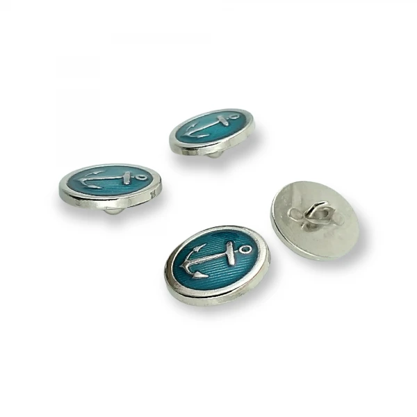 20 mm - 32 L Gold Plated Blazer Jacket Button Ship Anchor Crest E 909 G 20 mm - 32 L Gold Plated Blazer Jacket Button Ship Anchor Crest E 909 G