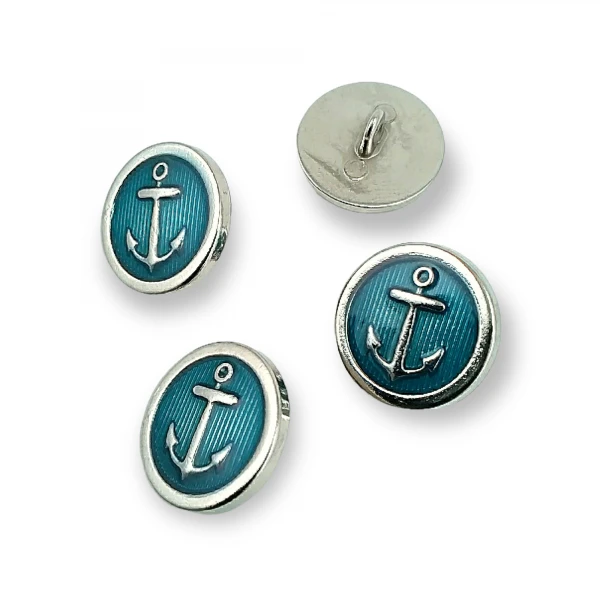 20 mm - 32 L Gold Plated Blazer Jacket Button Ship Anchor Crest E 909 G 20 mm - 32 L Gold Plated Blazer Jacket Button Ship Anchor Crest E 909 G