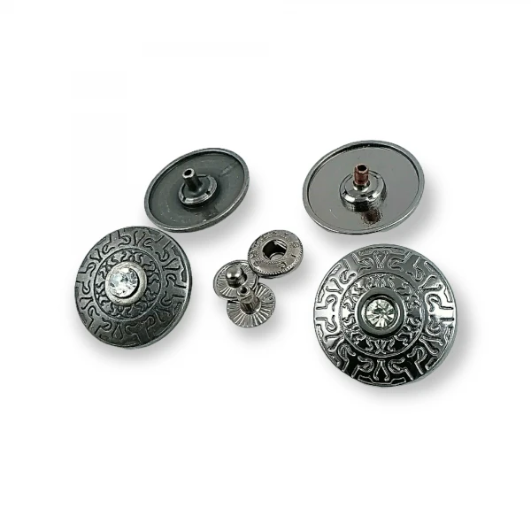 Rhinestone Snap Button for Jacket and Coat Button 26 mm 42 L B 47 Rhinestone Snap Button for Jacket and Coat Button 26 mm 42 L B 47