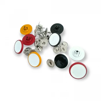Enamel Snap Fasteners Simple and Aesthetic Snap Button 18 mm - 29 L  E 1002