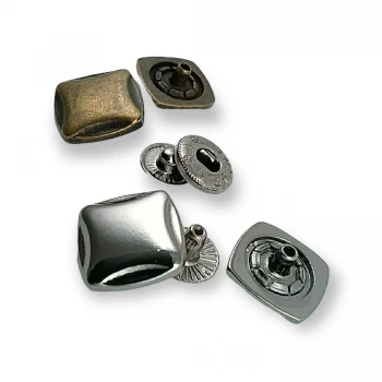 Snap Button Square and Aesthetic 15 x 15 mm E 140