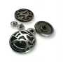 Enamel Coat and Coat Snap Button 28 mm - 44 L E 1472