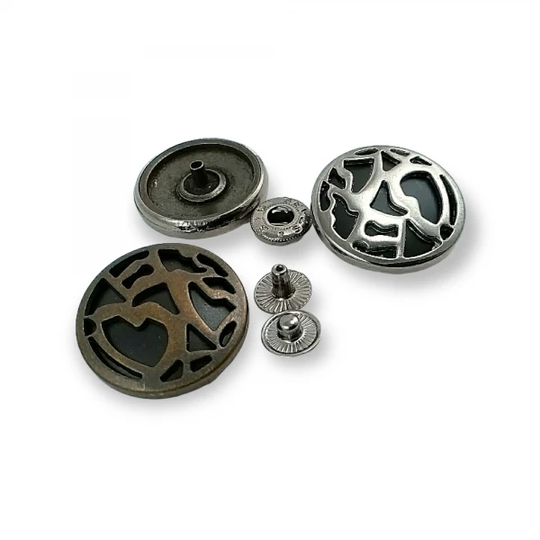 Enamel Coat and Coat Snap Button 28 mm - 44 L E 1472 Enamel Coat and Coat Snap Button 28 mm - 44 L E 1472