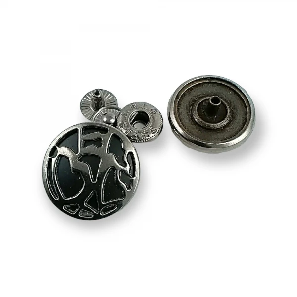 Enamel Jacket and Coat Snap Fasteners Button 23 mm - 36 L E 1473 Enamel Jacket and Coat Snap Fasteners Button 23 mm - 36 L E 1473