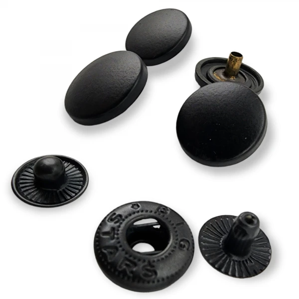 Convex Snap Fasteners Zamak Snap Buttons 15 mm 24 L E 1477 Convex Snap Fasteners Zamak Snap Buttons 15 mm 24 L E 1477
