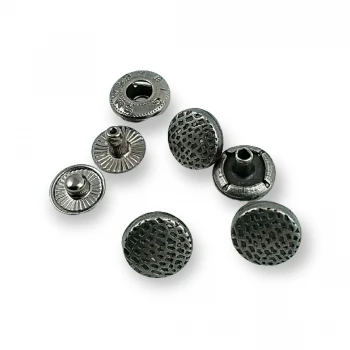 Nokta Desenli Çıtçıt Düğme 11 mm - 18 boy E 1506