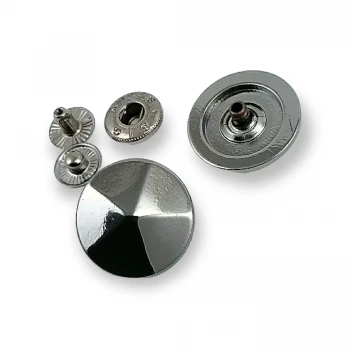 Bombeli Çıtçıt Düğme  20 mm - 32 boy E 1518 