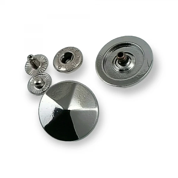 Bombeli Çıtçıt Düğme  20 mm - 32 boy E 1518