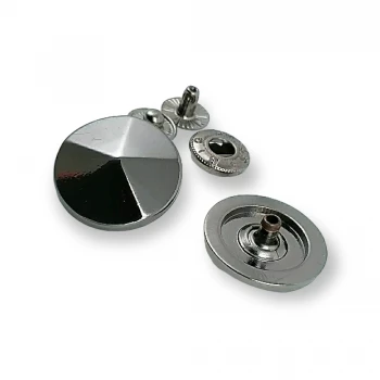 Bombeli Çıtçıt Düğme  20 mm - 32 boy E 1518 