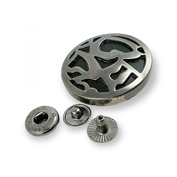Enameled Jacket and Coat Snap Fasteners Button 34 mm - 54 L E 1536 Enameled Jacket and Coat Snap Fasteners Button 34 mm - 54 L E 1536