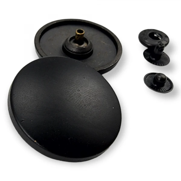 Hafif Bombeli Büyük Boy Çıtçıt Düğme 32 mm - 50 boy E 1538