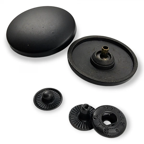 Hafif Bombeli Büyük Boy Çıtçıt Düğme 32 mm - 50 boy E 1538