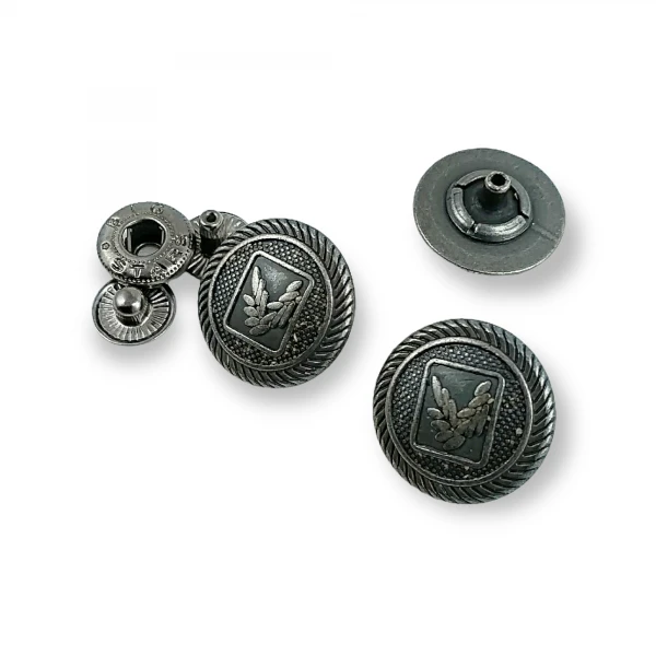 Yonca Logolu Çıtçıt Düğme 15 mm 28 boy E 1634