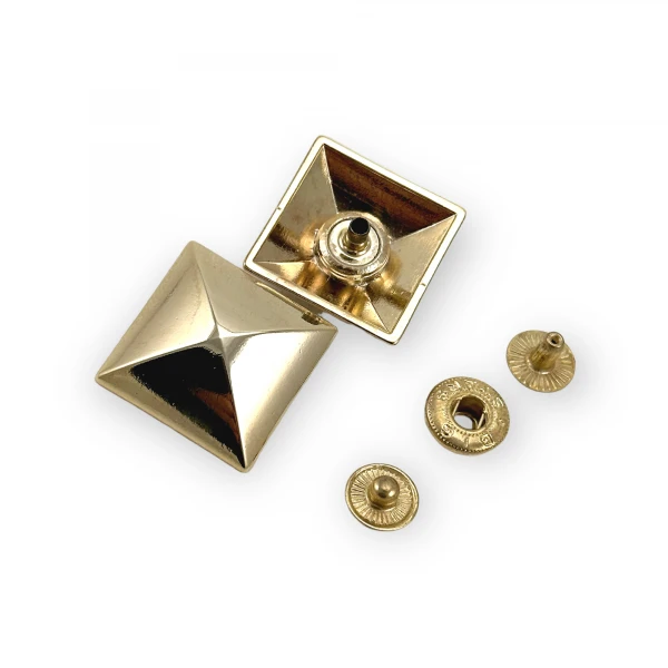 Pyramid Shape Snap Fasteners Button 24x24 mm E 1696 Pyramid Shape Snap Fasteners Button 24x24 mm E 1696