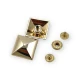 Pyramid Shape Snap Fasteners Button 24x24 mm E 1696 Pyramid Shape Snap Fasteners Button 24x24 mm E 1696