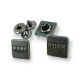 Snap Fasteners Square Shape Patterned 15 x 15 mm E 170