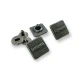 Snap Fasteners Square Shape Patterned 15 x 15 mm E 170