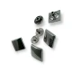 Coat Snap Fasteners  Square Snap Button 13 x 13 mm E 182