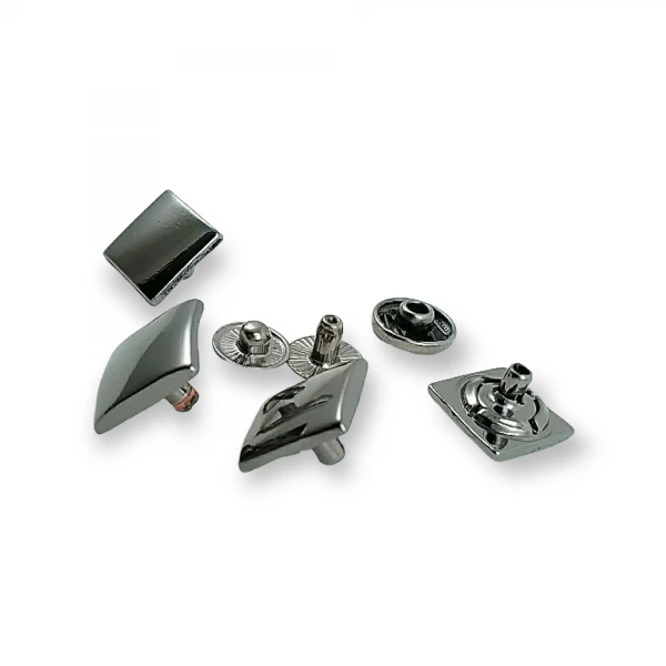 Coat Snap Fasteners  Square Snap Button 13 x 13 mm E 182