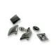 Coat Snap Fasteners  Square Snap Button 13 x 13 mm E 182