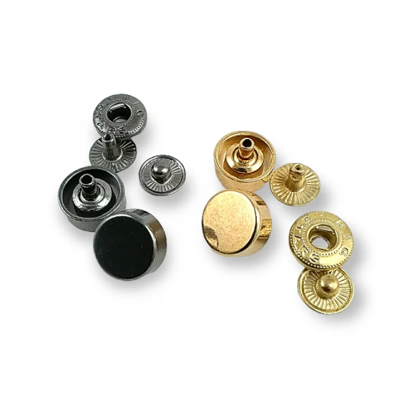 Düz Şekil Çıtçıt Düğme 11 mm 20 boy E 1857